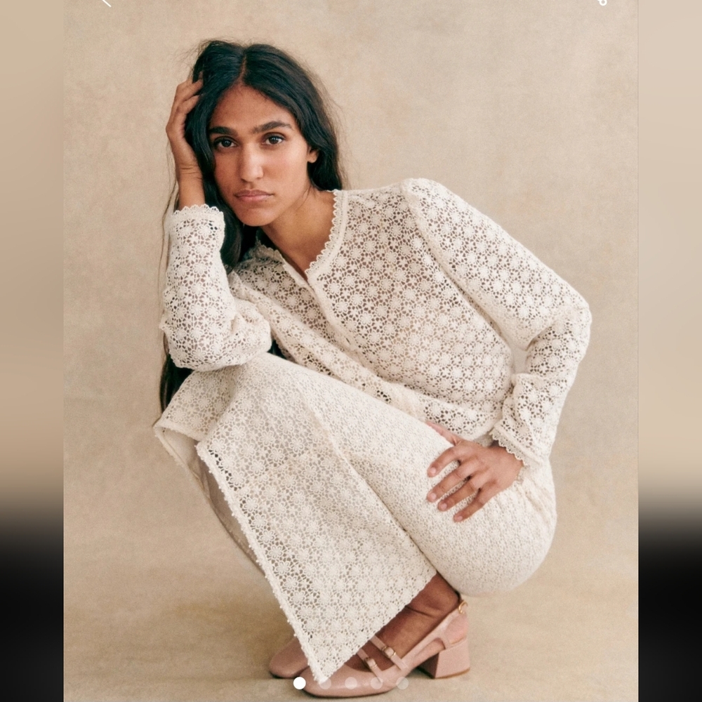 Sezane Yumi Blouse And Magalia Skirt